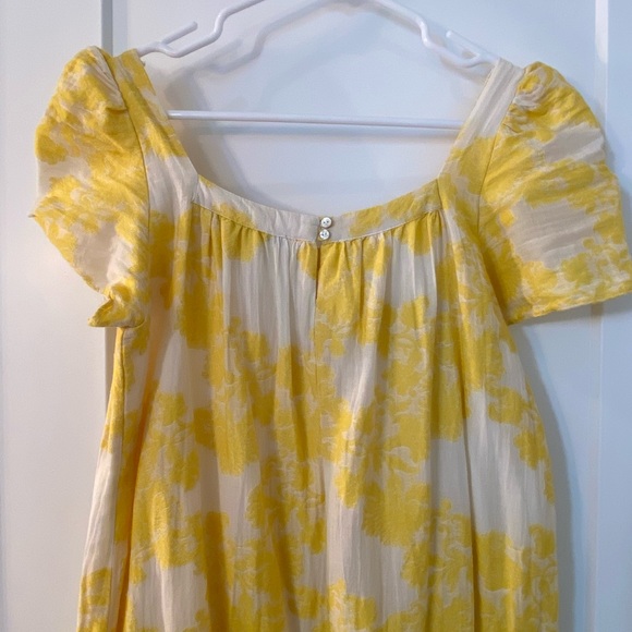 Floral linen embroidered maxi dress - Picture 10 of 11